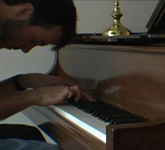playing piano